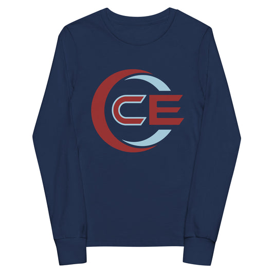 Performance | Youth Long Sleeve T-Shirt | Carolina Elite-Shields | Crest Logo