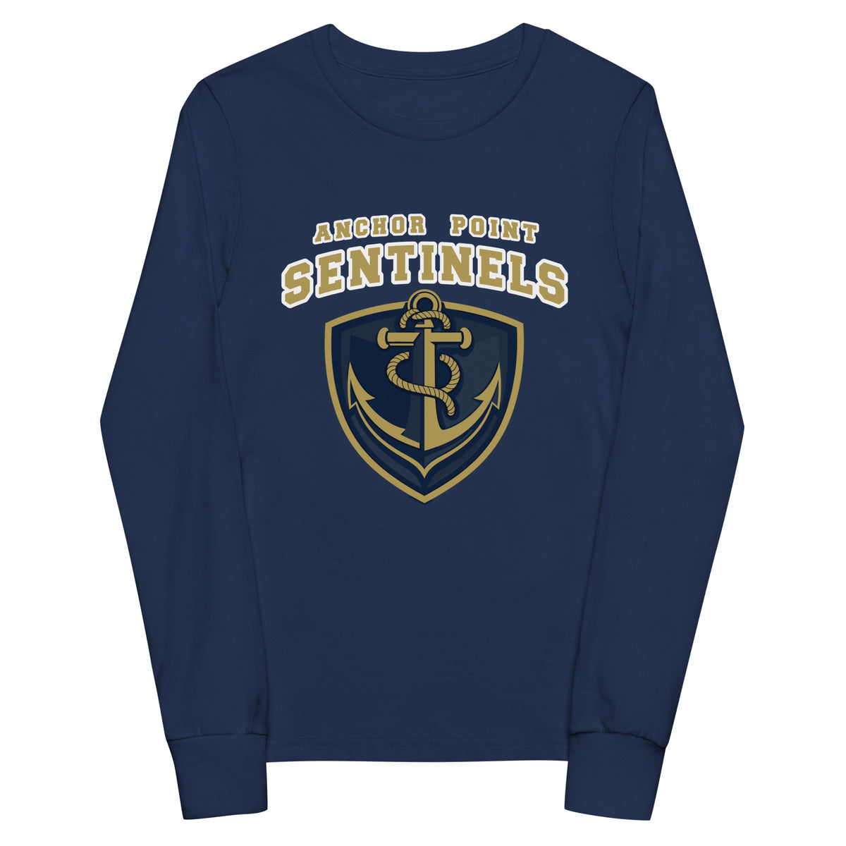 Performance | Youth Long Sleeve T-Shirt | Anchor Point | Crest Logo