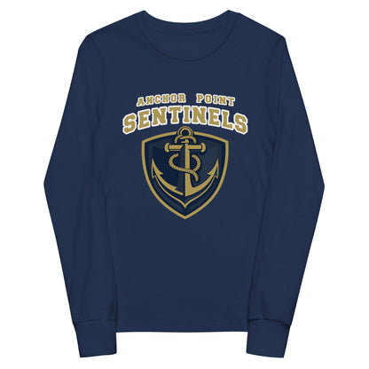 Performance | Youth Long Sleeve T-Shirt | Anchor Point | Crest Logo