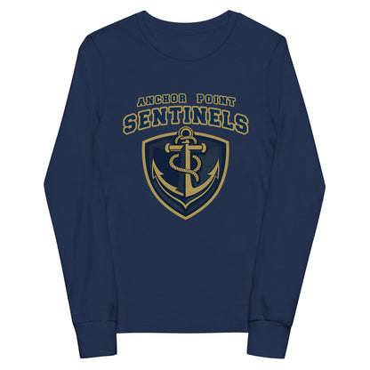 Performance | Youth Long Sleeve T-Shirt | Anchor Point | Shield Logo