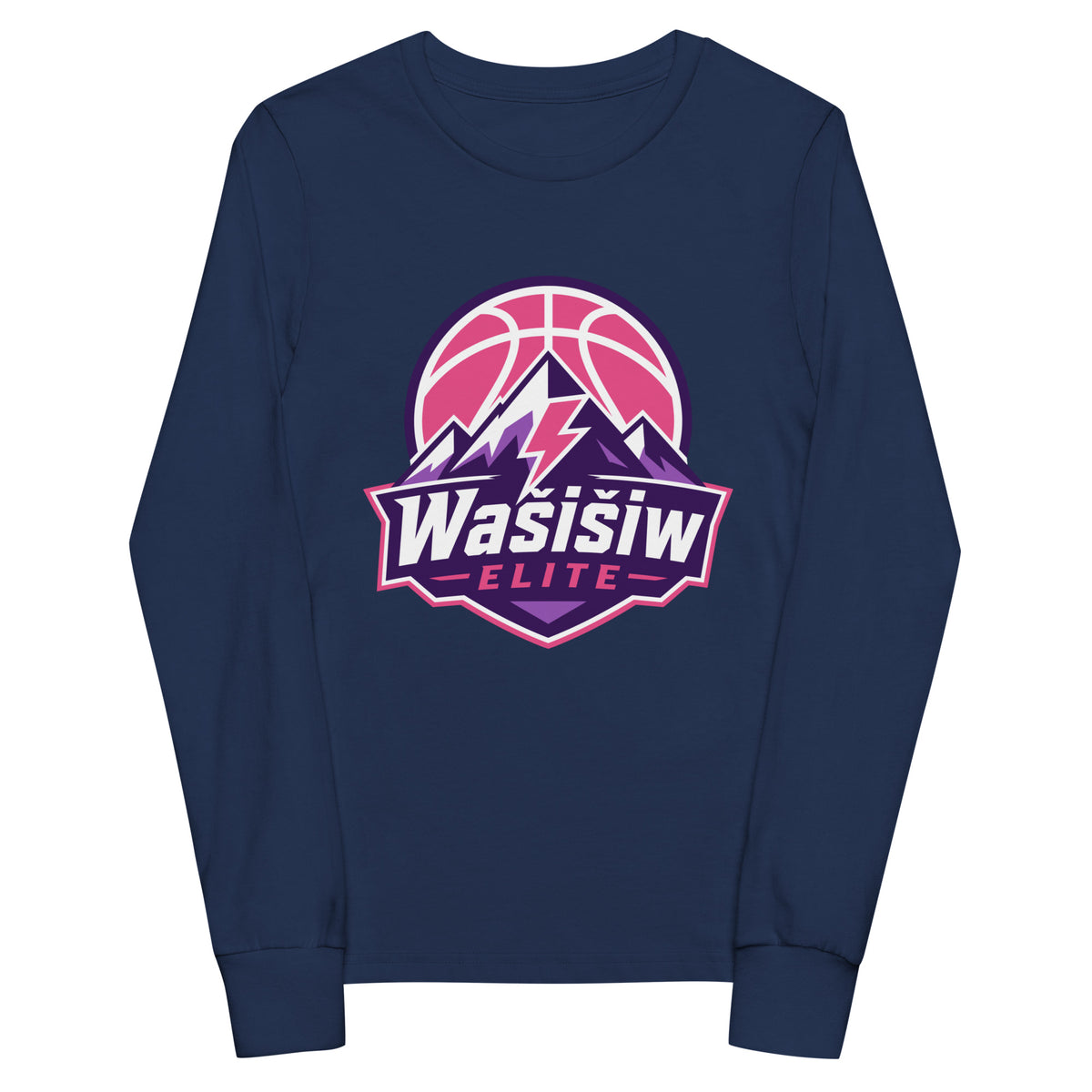 Performance | Youth Long Sleeve T-Shirt | Wašišiw Elite | Emblem Logo