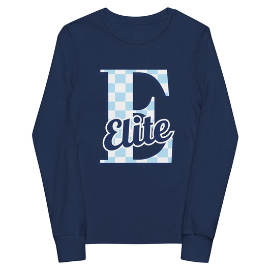 Performance | Youth Long Sleeve T-Shirt | PV Elite 7U Baseball | Elite Mark Logo