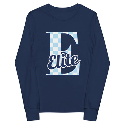 Performance | Youth Long Sleeve T-Shirt | PV Elite 7U Baseball | Elite Mark Logo