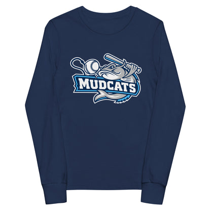 Performance | Youth Long Sleeve T-Shirt | Geneseo Mudcats | Crest Logo