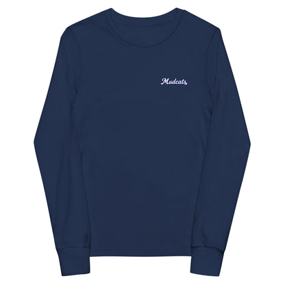 Performance | Youth Long Sleeve T-Shirt | Geneseo Mudcats | Lettermark Logo