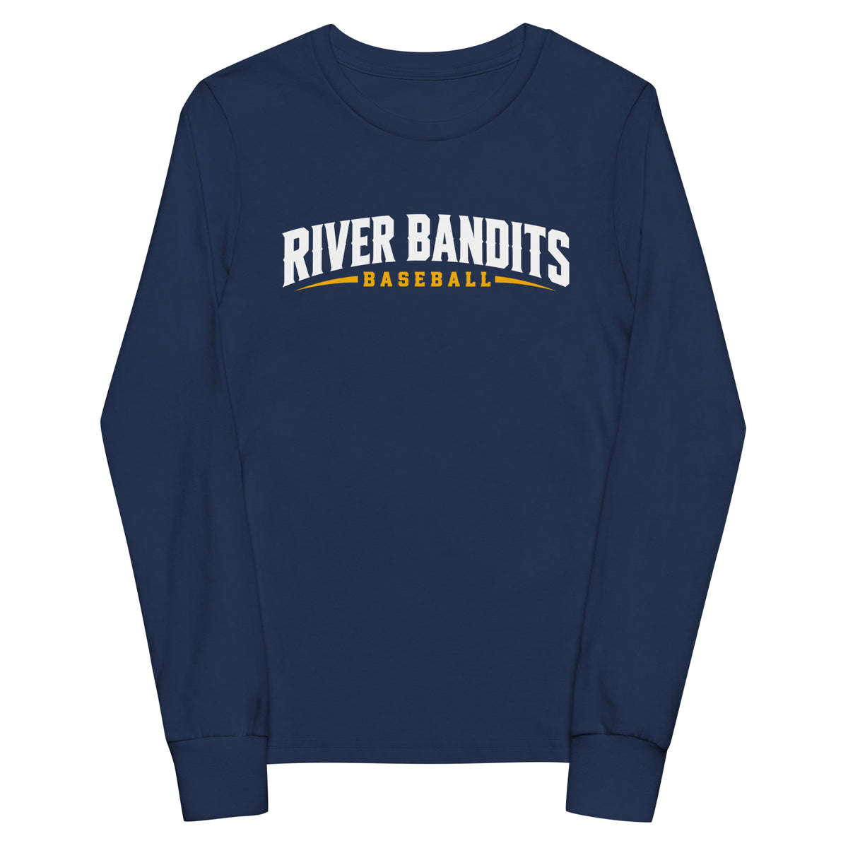 Performance | Youth Long Sleeve T-Shirt | South Bend River Bandits | Lettermark Logo