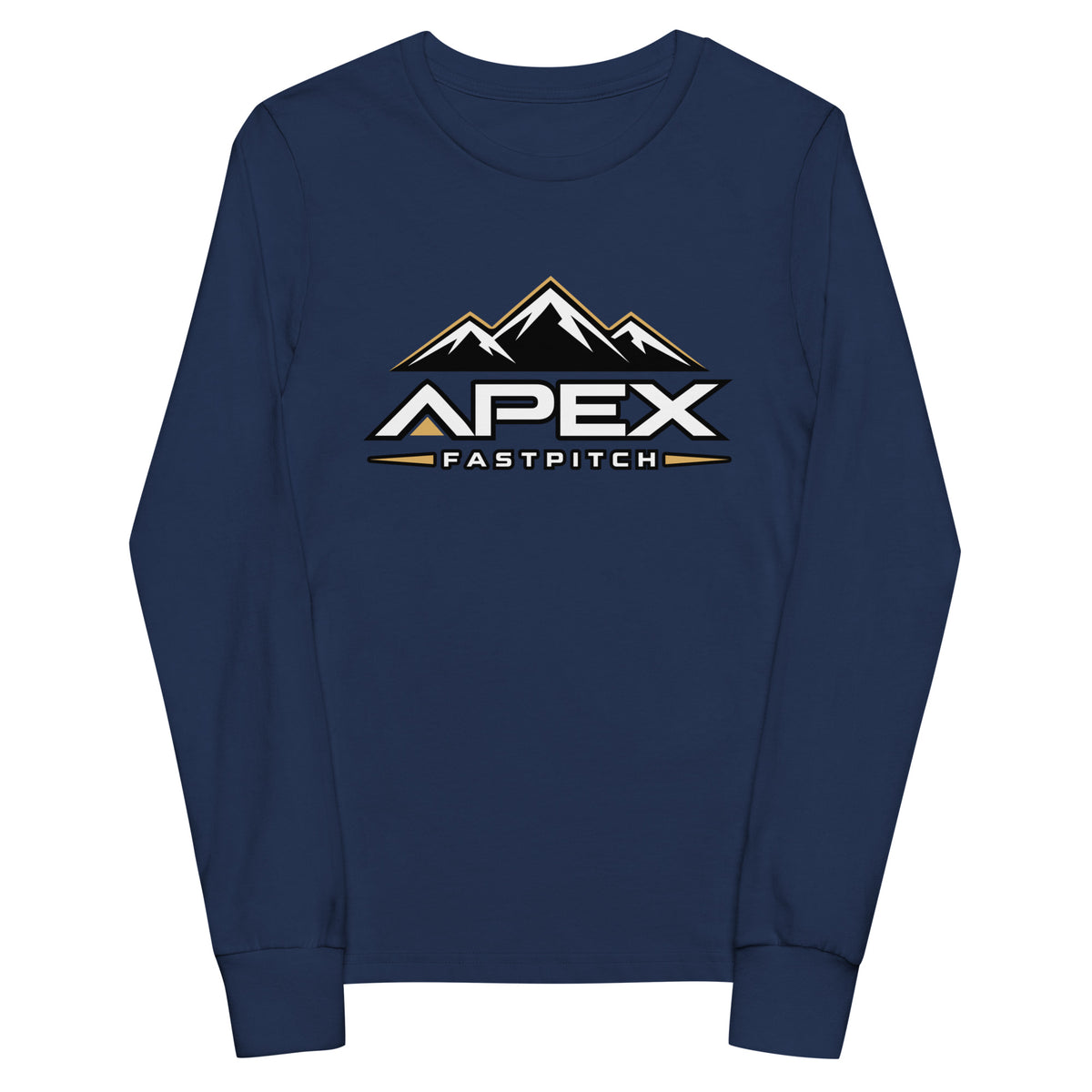 Performance | Youth Long Sleeve T-Shirt | Apex Fastpitch | Crest Logo