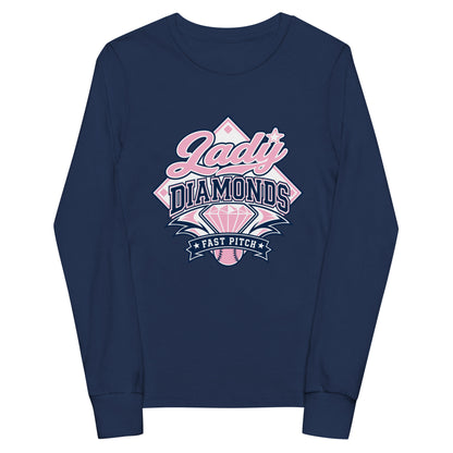 Performance | Youth Long Sleeve T-Shirt | Lady Diamonds | Emblem Logo