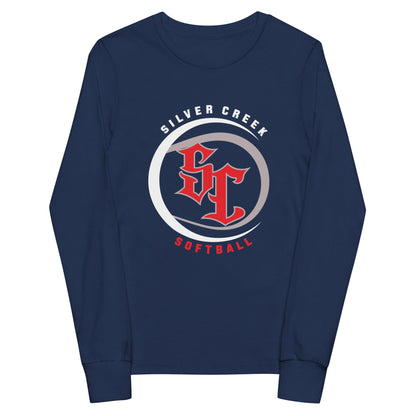Performance | Youth Long Sleeve T-Shirt | Silver Creek 12U Schreiber | Crest Logo