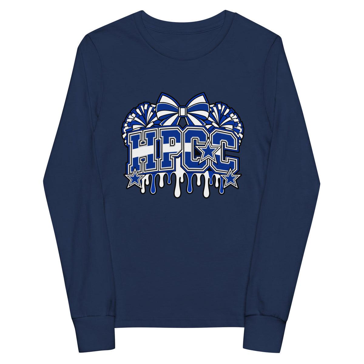 Performance | Youth Long Sleeve T-Shirt | Hyde Park Cowboys | Emblem Logo