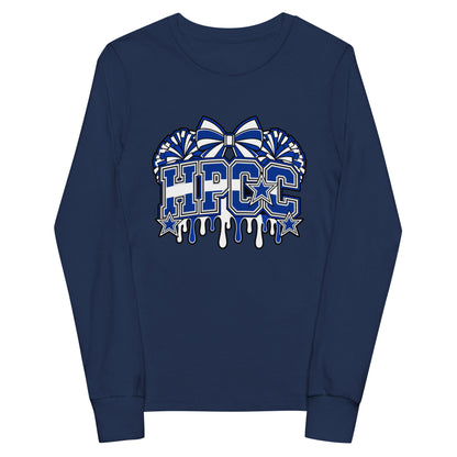 Performance | Youth Long Sleeve T-Shirt | Hyde Park Cowboys | Emblem Logo
