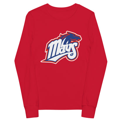 Performance | Youth Long Sleeve T-Shirt | Upper Makefield Mavs - U8 Baseball