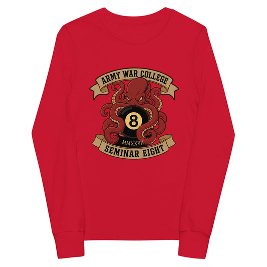 Performance | Youth Long Sleeve T-Shirt | Army War College (Seminar 8) | Crest Logo