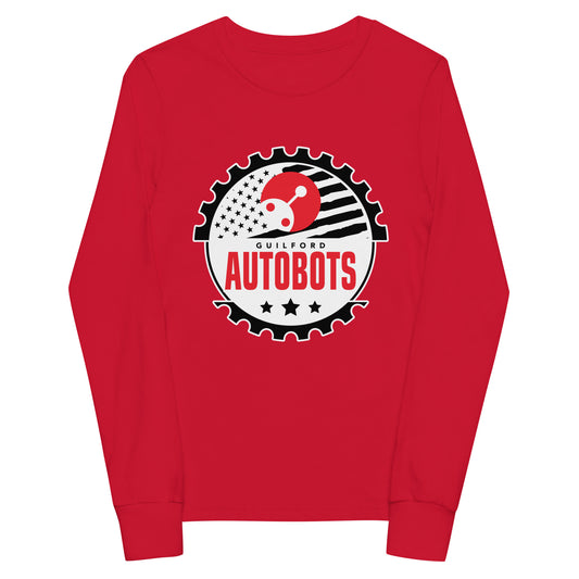 Performance | Youth Long Sleeve T-Shirt | Guilford Autobots | Emblem Logo