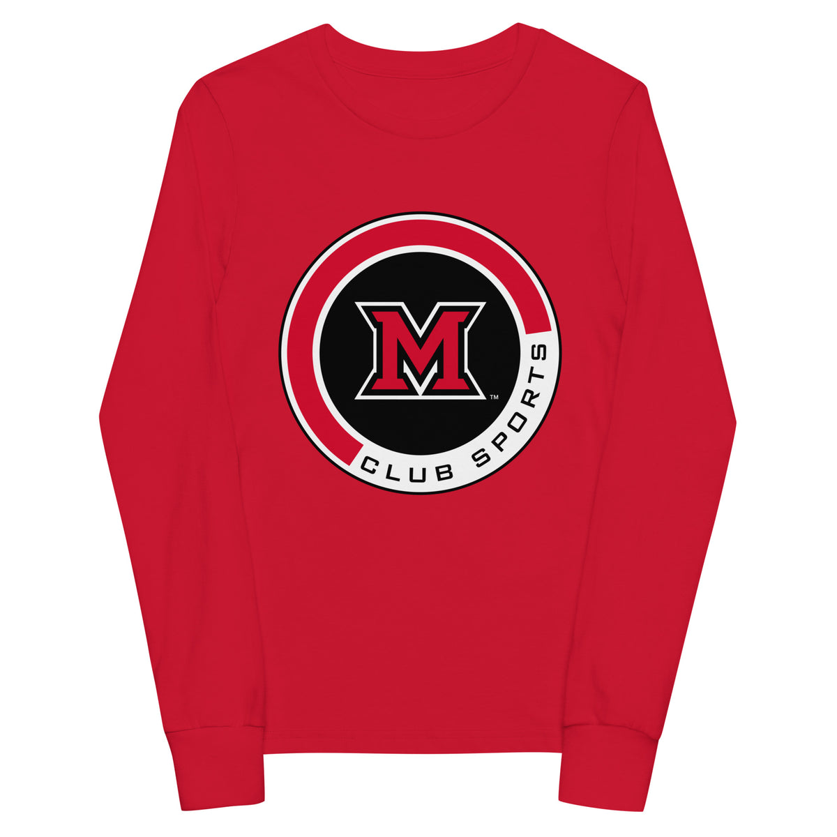 Performance | Youth Long Sleeve T-Shirt | Miami Women's Hockey | Badge Logo