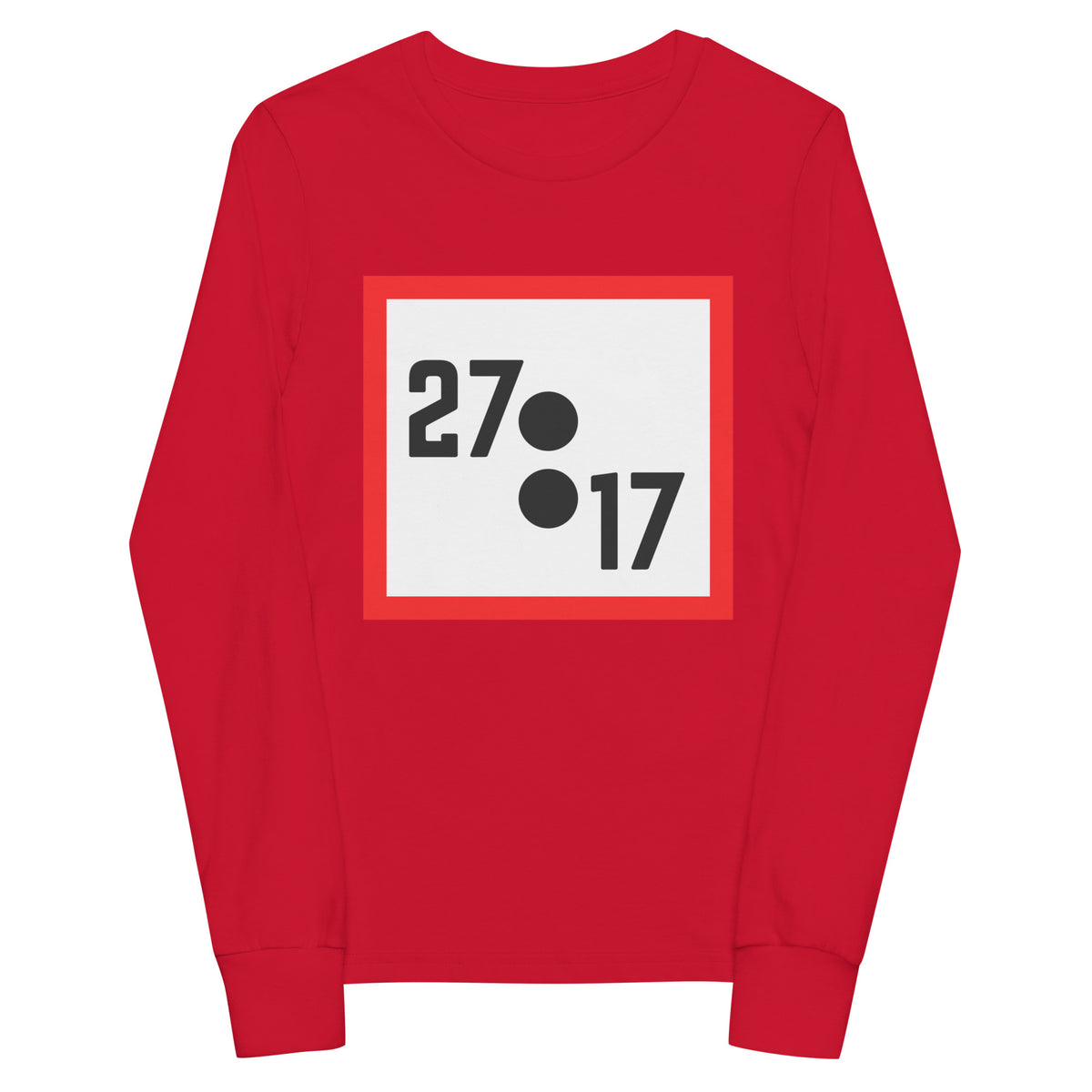 Performance | Youth Long Sleeve T-Shirt | 27:17 | Crest Logo