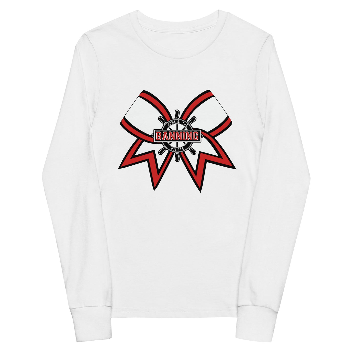 Performance | Youth Long Sleeve T-Shirt | BHS Coed Cheer | Bow Logo