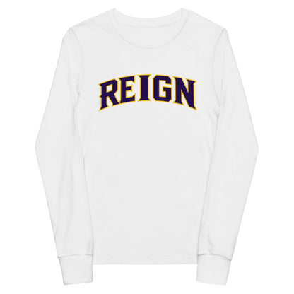 Performance | Youth Long Sleeve T-Shirt | REIGN 10U Softball | Script Logo