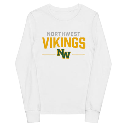 Performance | Youth Long Sleeve T-Shirt | Northwest High School | Vikings Logo