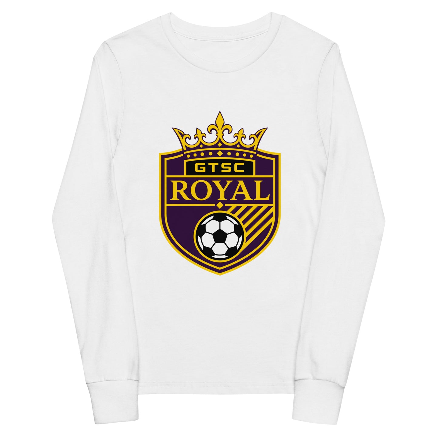 Performance | Youth Long Sleeve T-Shirt | GTSC Royal | Shield Logo