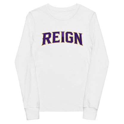 Performance | Youth Long Sleeve T-Shirt | REIGN 10U Softball | Script Logo