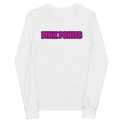 Performance | Youth Long Sleeve T-Shirt | Pink Pony Athletic Club | Script Logo