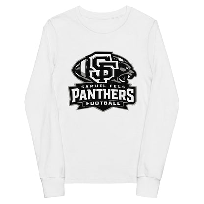 Performance | Youth Long Sleeve T-Shirt | Samuel Fels Football | Emblem Logo