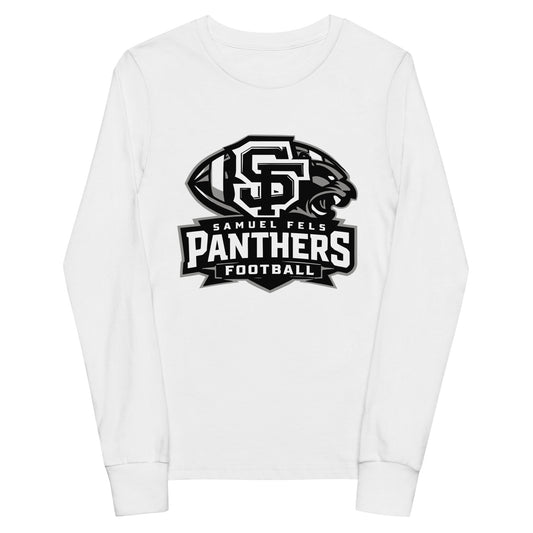 Performance | Youth Long Sleeve T-Shirt | Samuel Fels Football | Emblem Logo