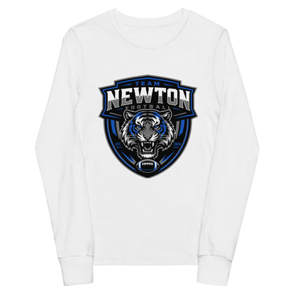 Performance | Youth Long Sleeve T-Shirt | Newton Youth football league | Shield Logo