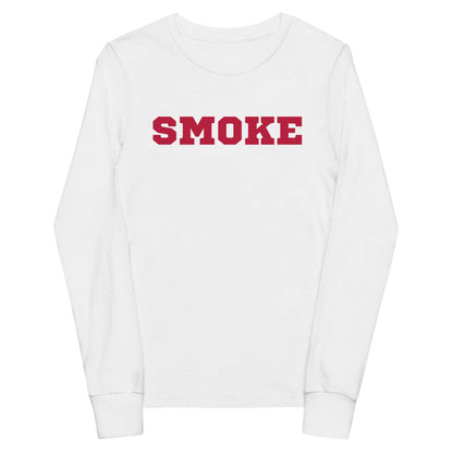 Performance | Youth Long Sleeve T-Shirt | Smoke 14U Softball | Modern Script Logo