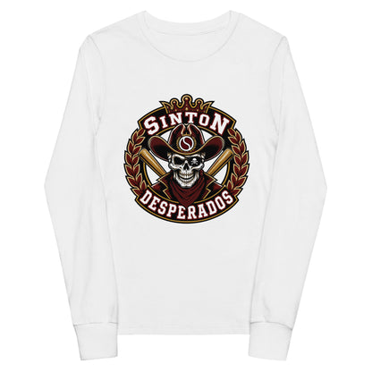 Performance | Youth Long Sleeve T-Shirt | Sinton Desperados Baseball | Ridge Varsity Logo