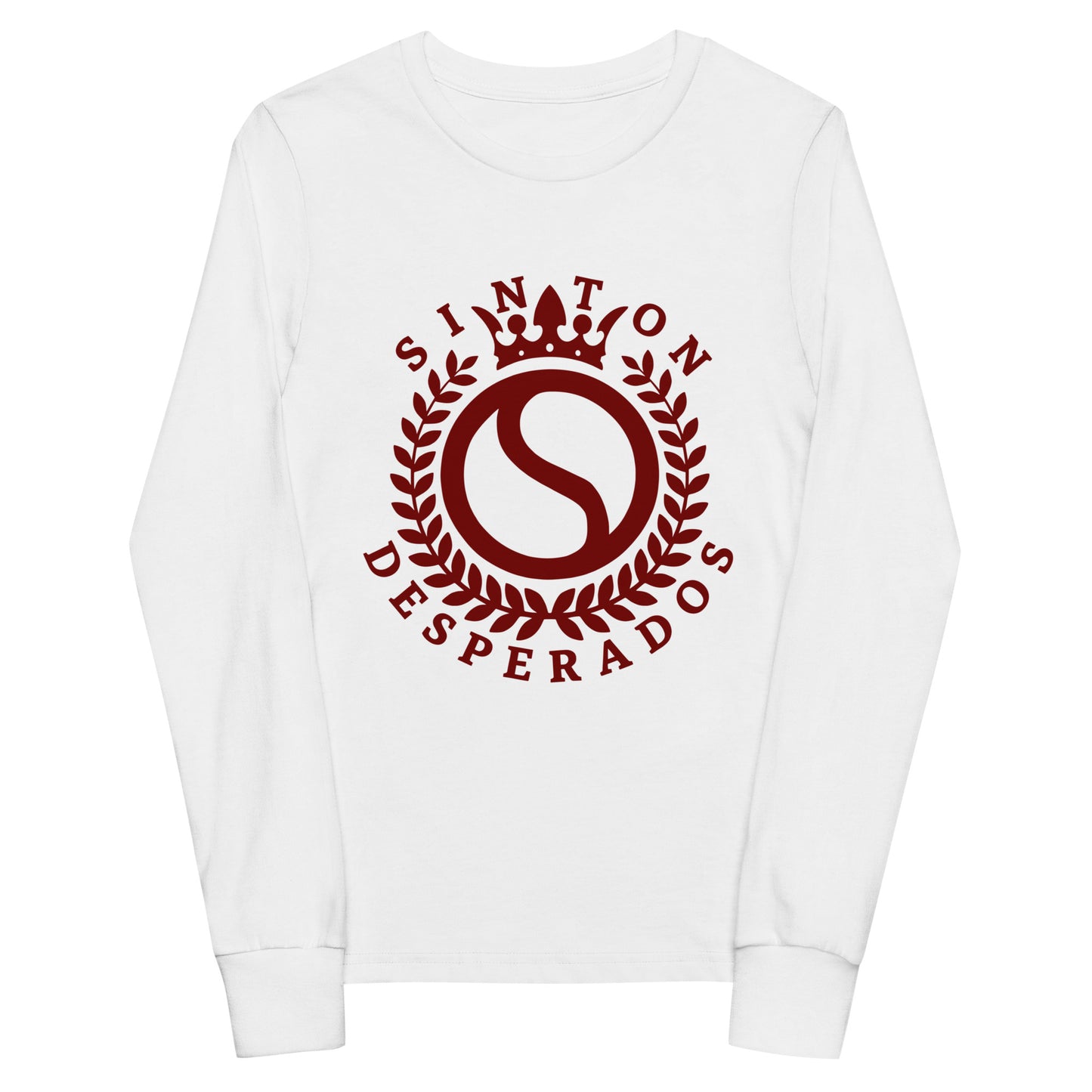 Performance | Youth Long Sleeve T-Shirt | Sinton Desperados Baseball | Emblem Logo
