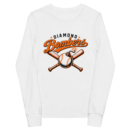 Performance | Youth Long Sleeve T-Shirt | Diamond Bombers | Vanguard Logo