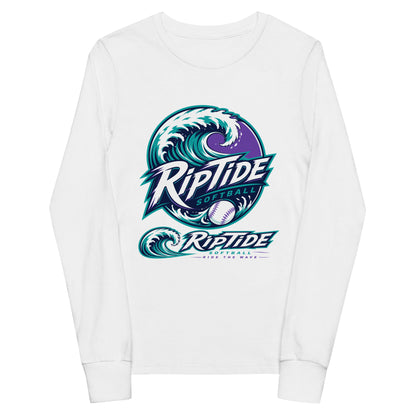 Performance | Youth Long Sleeve T-Shirt | RipTide Softball | Crest Logo