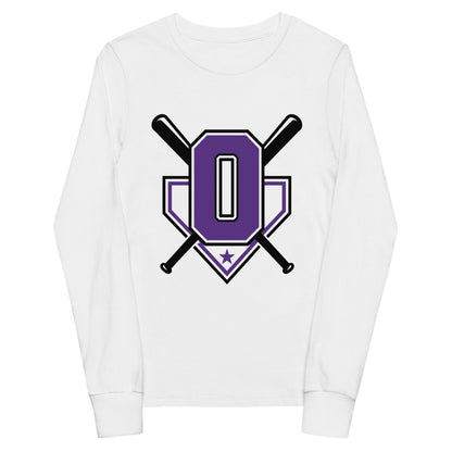 Performance | Youth Long Sleeve T-Shirt | Carolina Outlaws Baseball | Vanguard Logo
