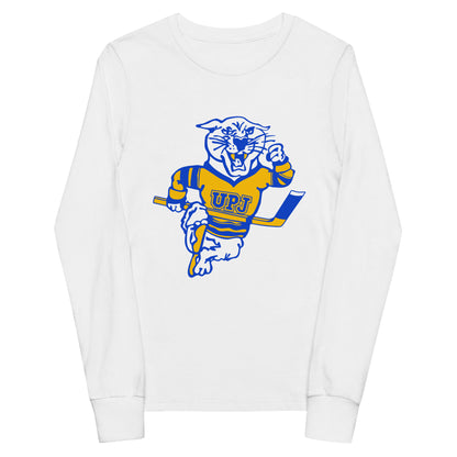 Performance | Youth Long Sleeve T-Shirt | UPJ Hockey | Mascot Logo