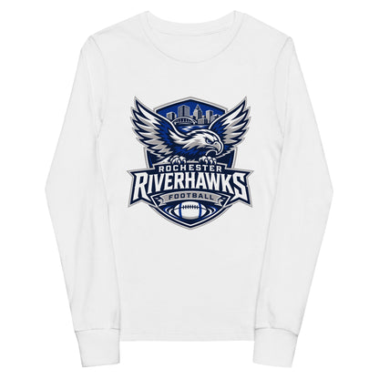 Performance | Youth Long Sleeve T-Shirt | Rochester Riverhawks | Shield Logo