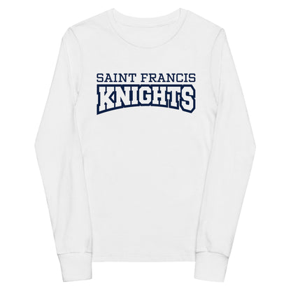 Performance | Youth Long Sleeve T-Shirt | Saint Francis School | Modern Script Logo