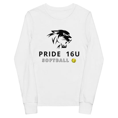 Performance | Youth Long Sleeve T-Shirt | NNY Pride Softball | Emblem Logo