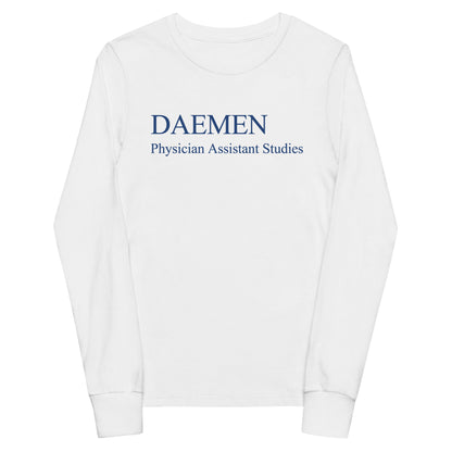 Performance | Youth Long Sleeve T-Shirt | Daemen Physician Assistant | Care Collective Logo