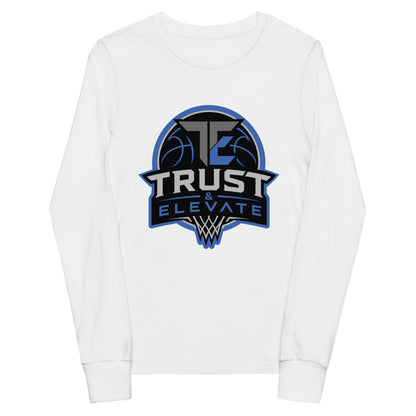 Performance | Youth Long Sleeve T-Shirt | Trust & Elevate | Vanguard Elite Logo