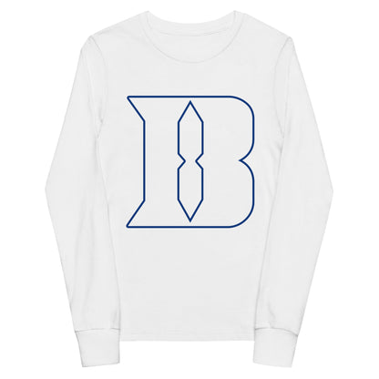 Performance | Youth Long Sleeve T-Shirt | Blueblacks Football Club | Crest Logo