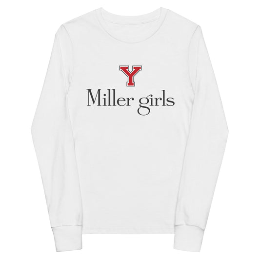 Performance | Youth Long Sleeve T-Shirt | Yukon Student Council | Miller Girls Logo