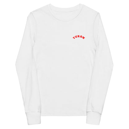 Performance | Youth Long Sleeve T-Shirt | Yukon Student Council | Script Logo