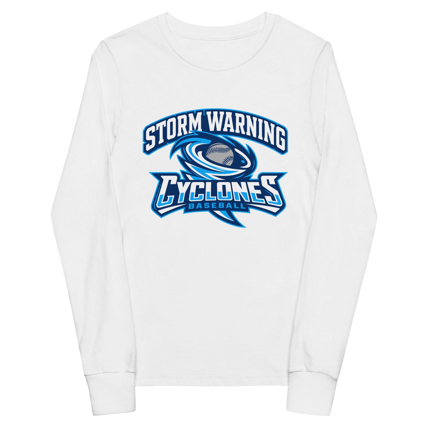 Performance | Youth Long Sleeve T-Shirt | Centre County Cyclones | Vanguard Logo