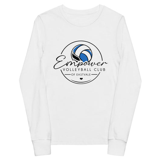 Performance | Youth Long Sleeve T-Shirt | Empower Volleyball Club | Icon Logo