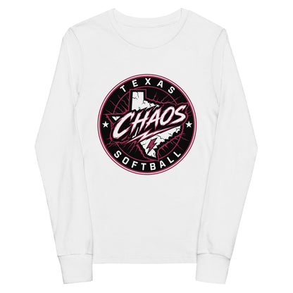 Performance | Youth Long Sleeve T-Shirt | Texas Chaos | Badge Logo