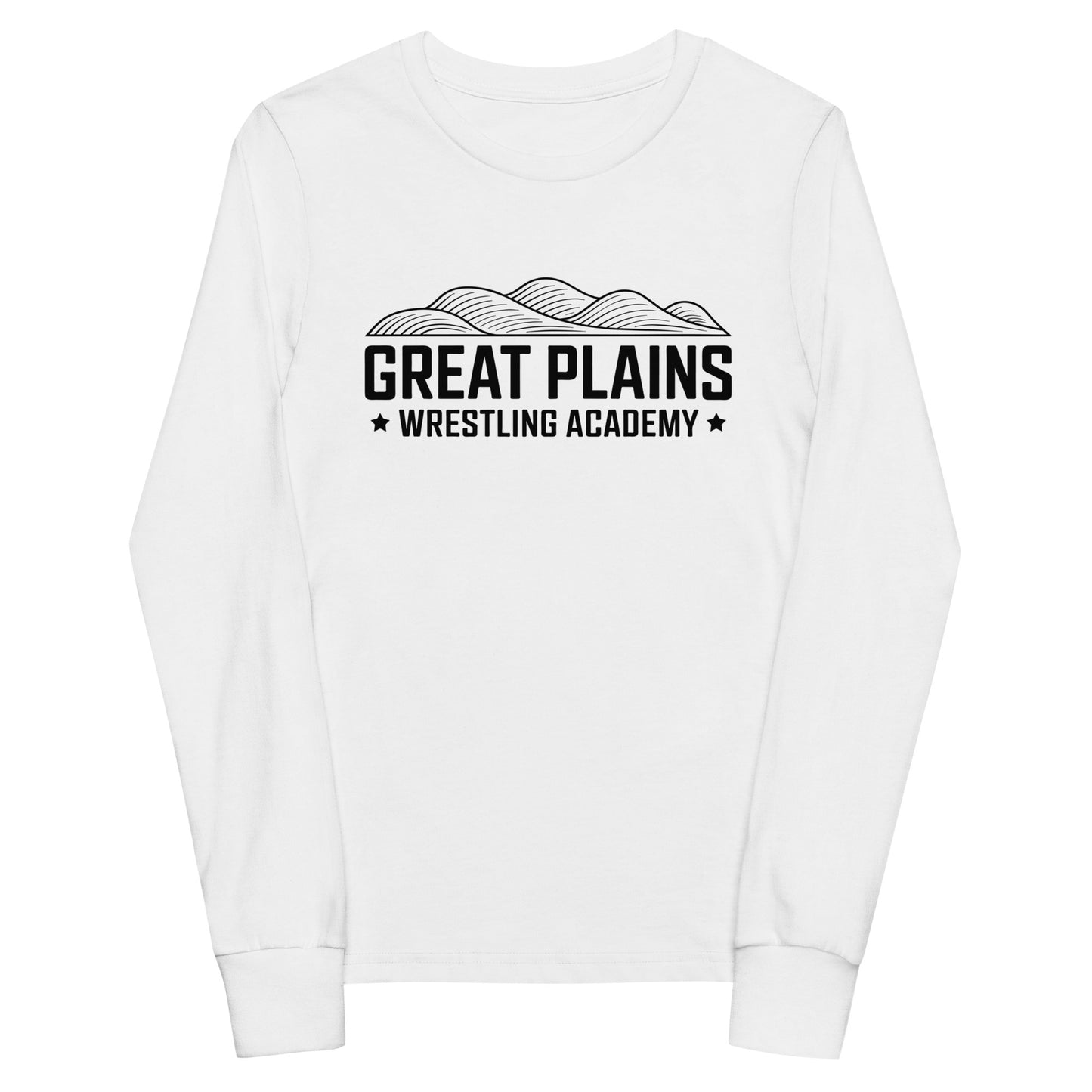Performance | Youth Long Sleeve T-Shirt | Great Plains Wrestling Academy | Crest Logo