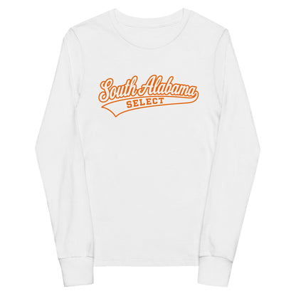 Performance | Youth Long Sleeve T-Shirt | South Alabama Select 8U | Athletics Logo