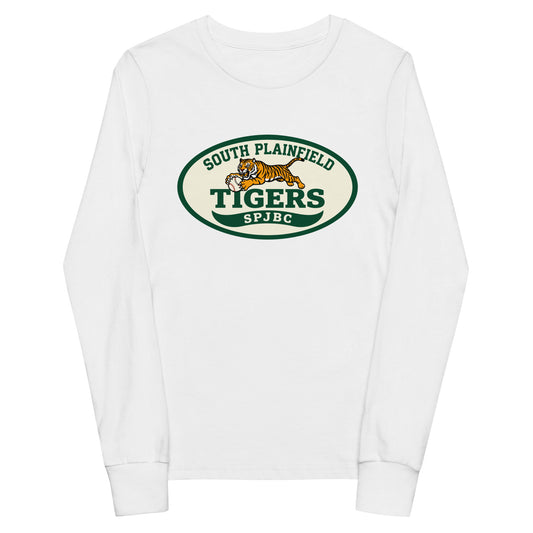 Performance | Youth Long Sleeve T-Shirt | SP Tigers 7U | Emblem Logo